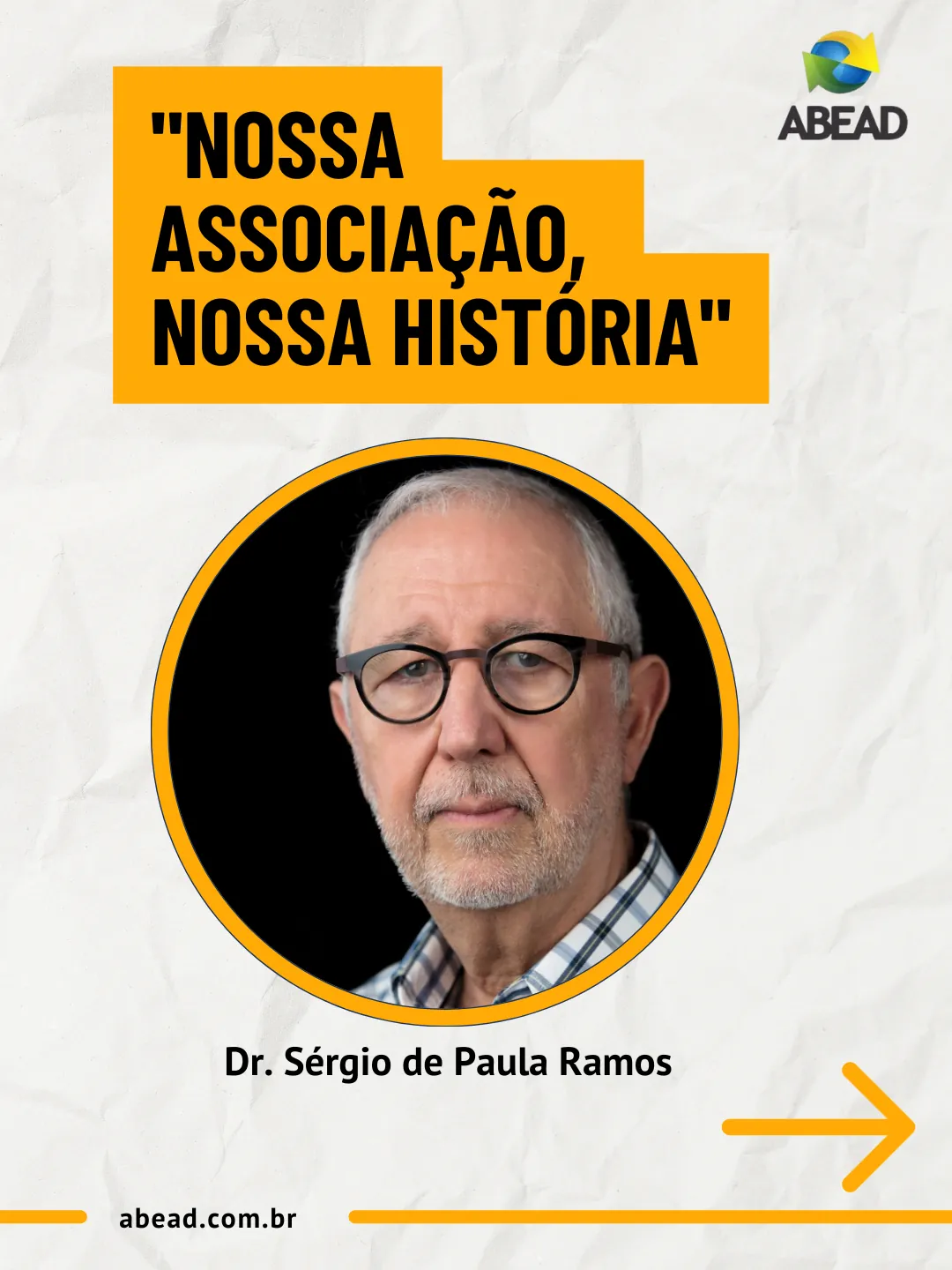 Capa da série Nossa Associação, Nossa História.